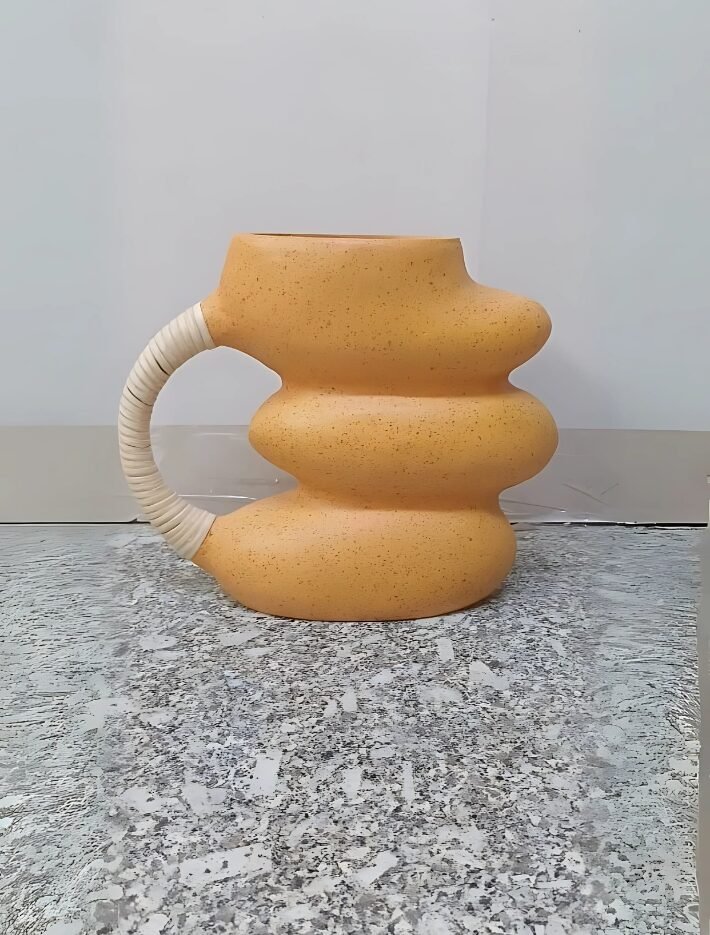 Ilika Ecomix  ,Vase With Cane Handle